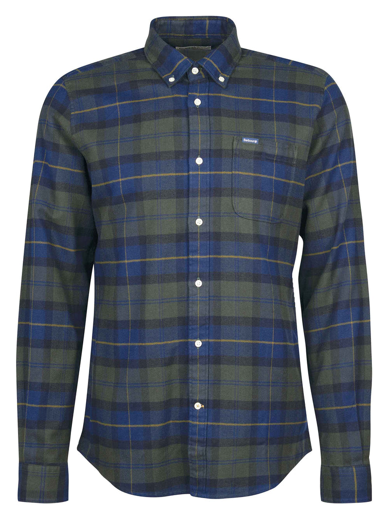Barbour Kyeloch Tailored Shirt Aw25 Shirt (Olive Night)