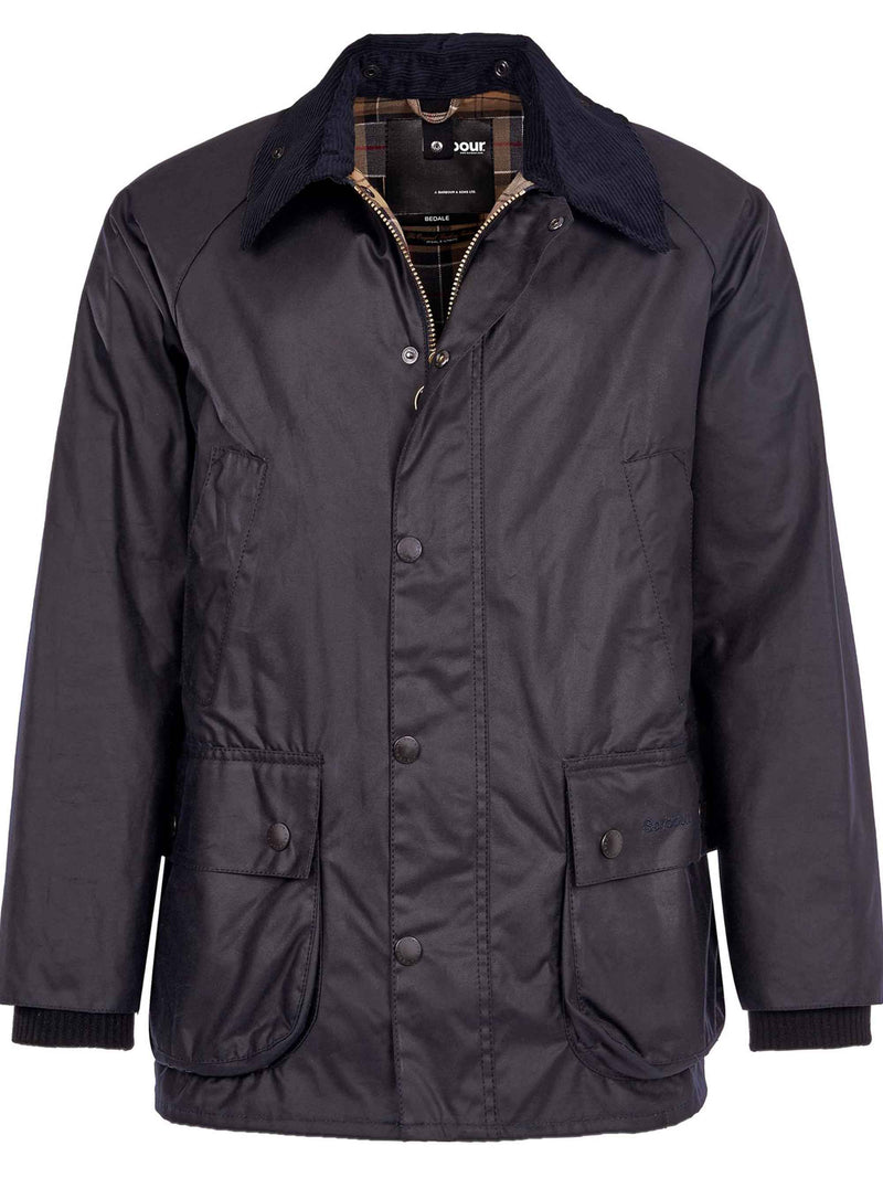Barbour Bedale Wax Jacket Aw25 Wax Cot Outw (Navy)