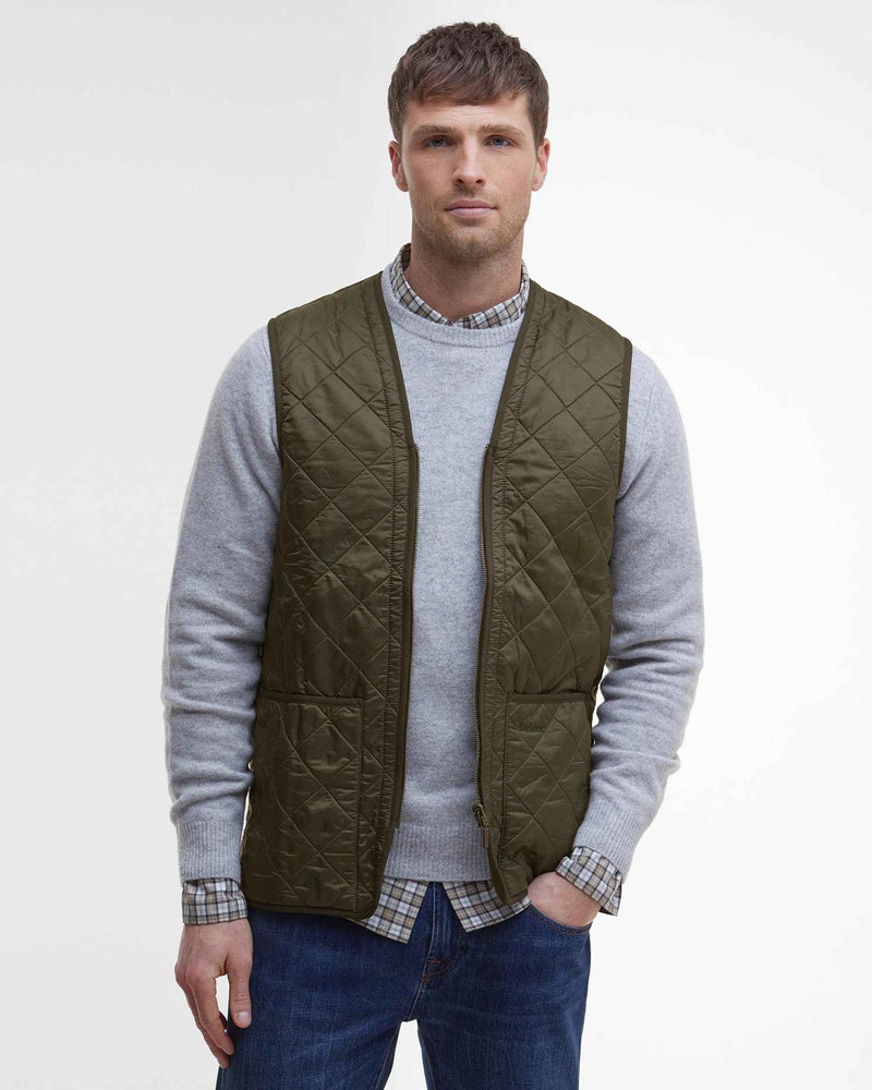 Barbour Polarquilt Waistcoat Zip Liner Aw25 Liners (Olive)