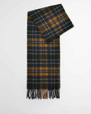 Barbour New Check Tartan Scarf Aw25 Scarf (Forest/Bronze Brown)