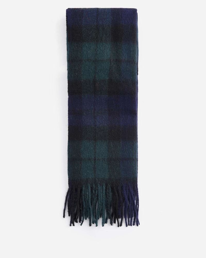 Barbour New Check Tartan Scarf Aw25 Scarf (Black Watch)