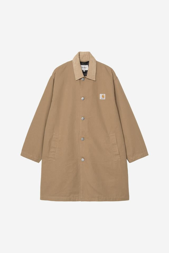 Carhartt WIP Webster Coat 100% Cotton 'Hubbard' Canvas, 9 oz (Leather/Leather rinsed)