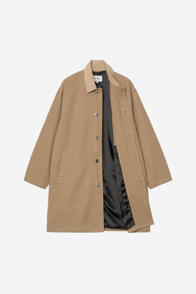 Carhartt WIP Webster Coat 100% Cotton 'Hubbard' Canvas, 9 oz (Leather/Leather rinsed)