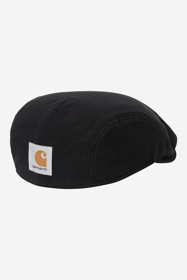 Carhartt WIP Webster Hat Cotton Dearborn, Uncoated Canvas, 11.4 oz (Black stone washed)