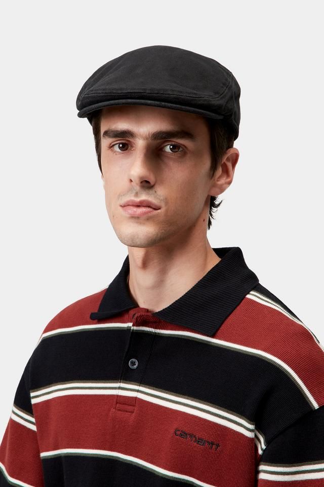 Carhartt WIP Webster Hat Cotton Dearborn, Uncoated Canvas, 11.4 oz (Black stone washed)