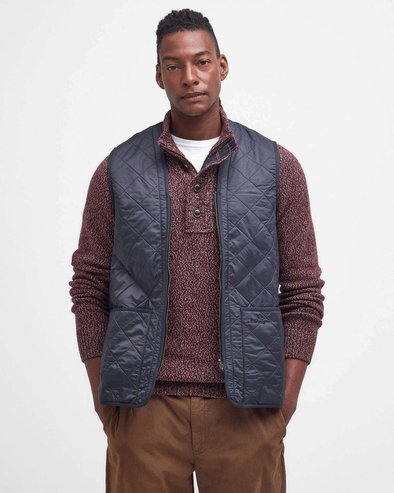 Barbour Polarquilt Waistcoat Zip Liner Aw25 Liners (Navy)
