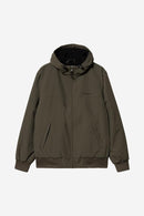 Carhartt WIP Hooded Sail Jacket 100% Nylon Supplex®, 5.3 oz (Cypress / Black)