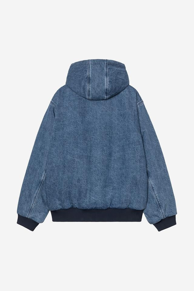 Carhartt WIP 50 Years Anniversary OG Cotton Denim, 15.1 oz (Blue / USA Red stone bleached)