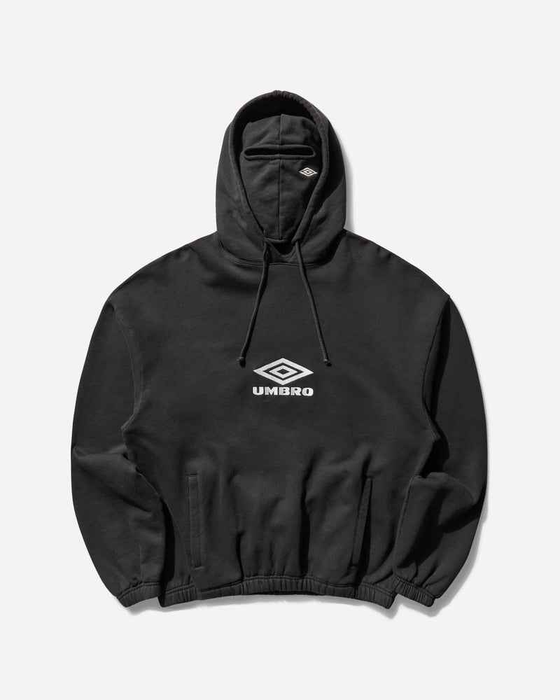 Umbro Og Logo Mask Hoodie (Washed Black)