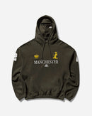 Umbro Manc Masked Hoodie (Dark Olive)