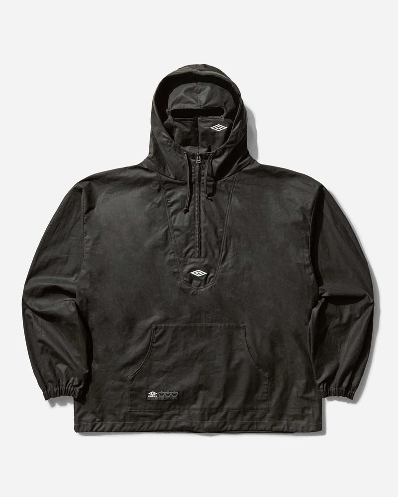 Umbro Masked Waxed Anorak (Dark Olive)