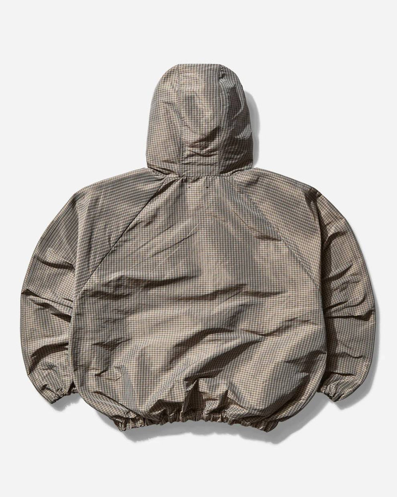 Umrbo Smock Check Anorak (Beige Black)