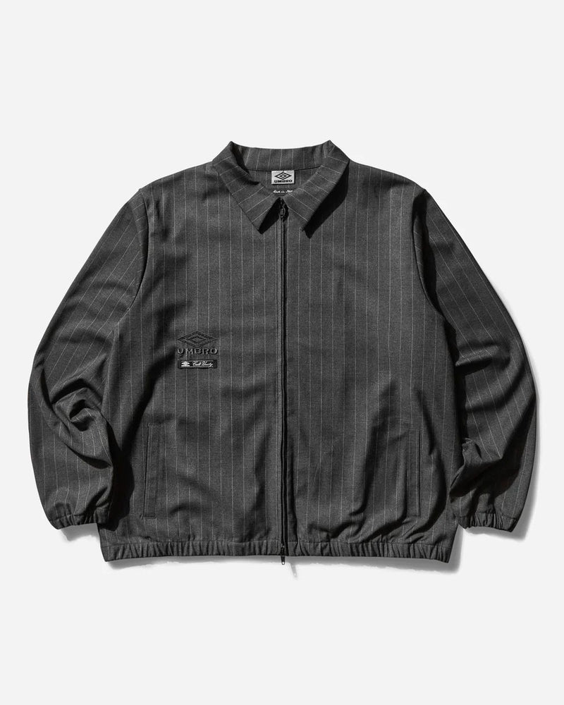 Umbro Formal Pinstriped Jacket (Dark Grey)