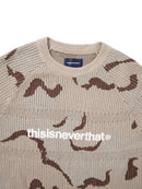 Thisisneverthat T-Logo Knit Sweater (Camo)