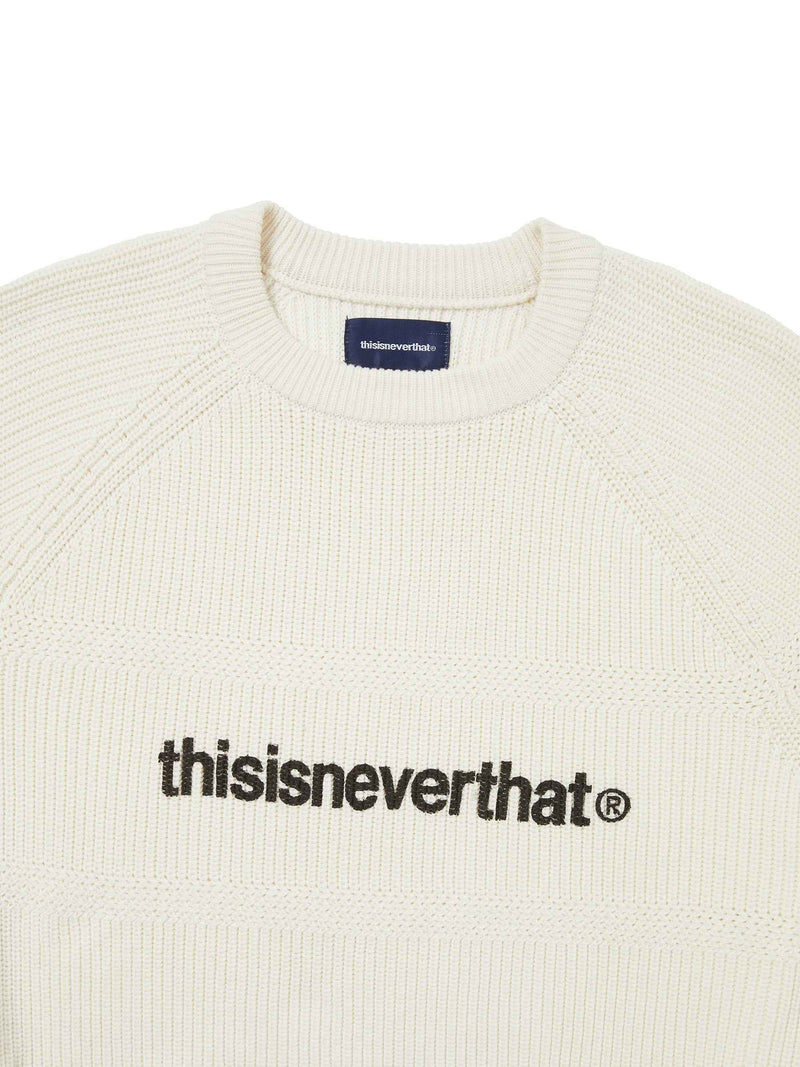 Thisisneverthat T-Logo Knit Sweater (White)