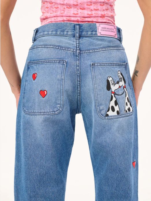 Carne Bollente AW25 Denim & Dalmatians Jeans