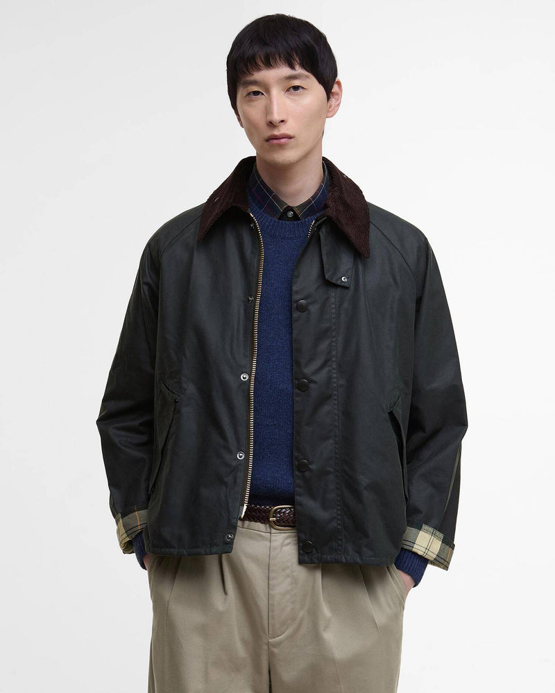 Barbour Modified Transport Wax Jkt Aw25 (Sage)