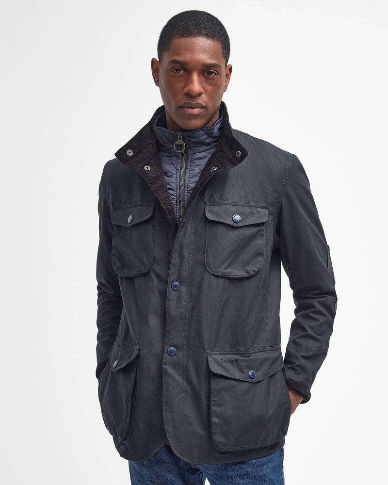 Barbour Ogston Wax Jacket Aw25 Wax Cot Outw (Navy)