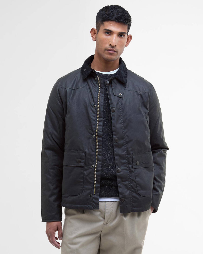 Barbour Reelin Wax Jacket Aw25 Wax Cot Outw (Navy)
