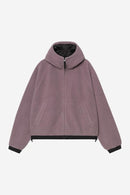 Carhartt WIP W' Hooded Helix Fleece Jacket Polyester Fleece, 250 g/m² (Phlox / Porphyry)