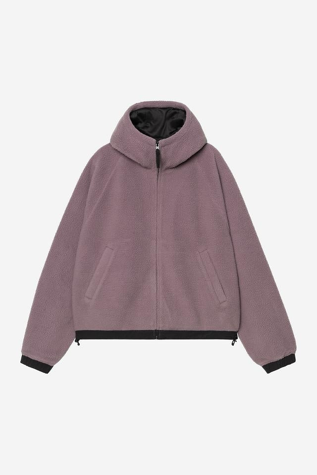 Carhartt WIP W' Hooded Helix Fleece Jacket Polyester Fleece, 250 g/m² (Phlox / Porphyry)