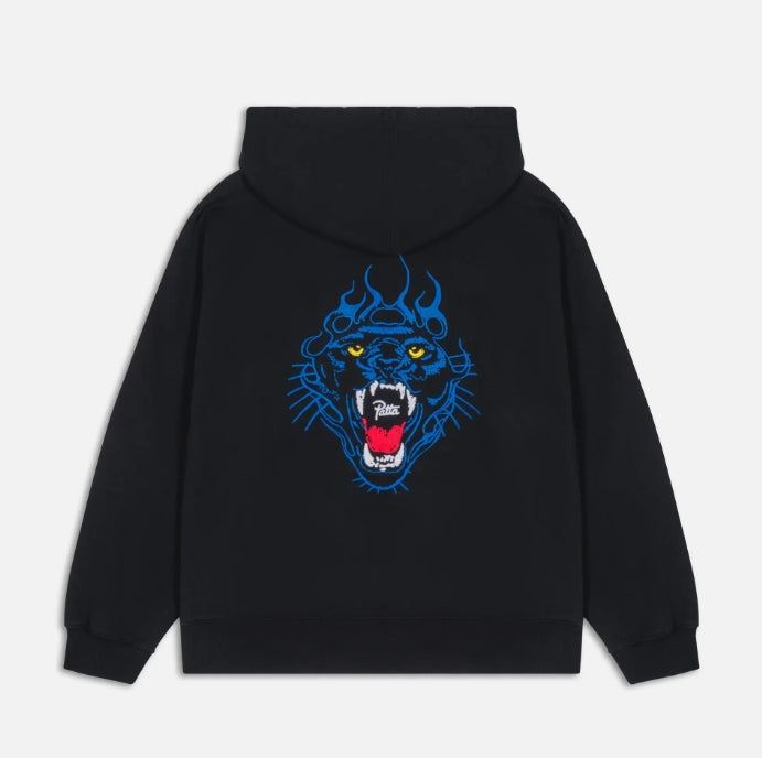 Patta Embroidered Fire Panther Hooded Sweater