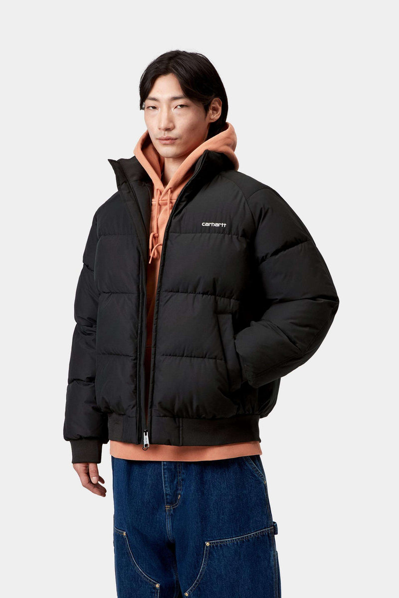 Carhartt WIP Nebraska Jacket Polyester/Cotton, 3.3 oz (Black / White)