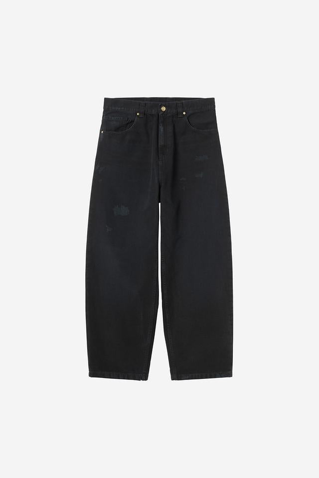 Carhartt WIP Brandon Pant Organic Cotton Dearborn Canvas, 12 oz (Black grind wash)