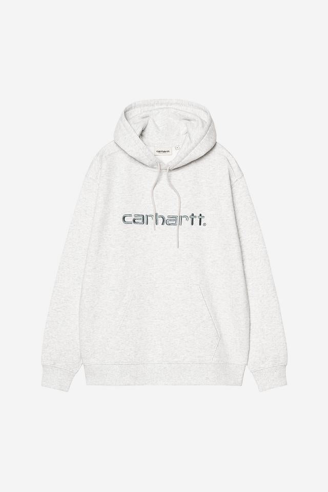 Carhartt WIP W' Hooded Carhartt Cotton/Polyester Sweat, 340 g/m² (Ash Heather /  Citadel)