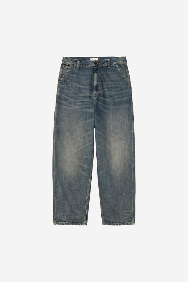 Carhartt WIP W' Brandon Single Knee Pant 100% Cotton 'Camano' Denim, 12 oz (Blue worn used wash)