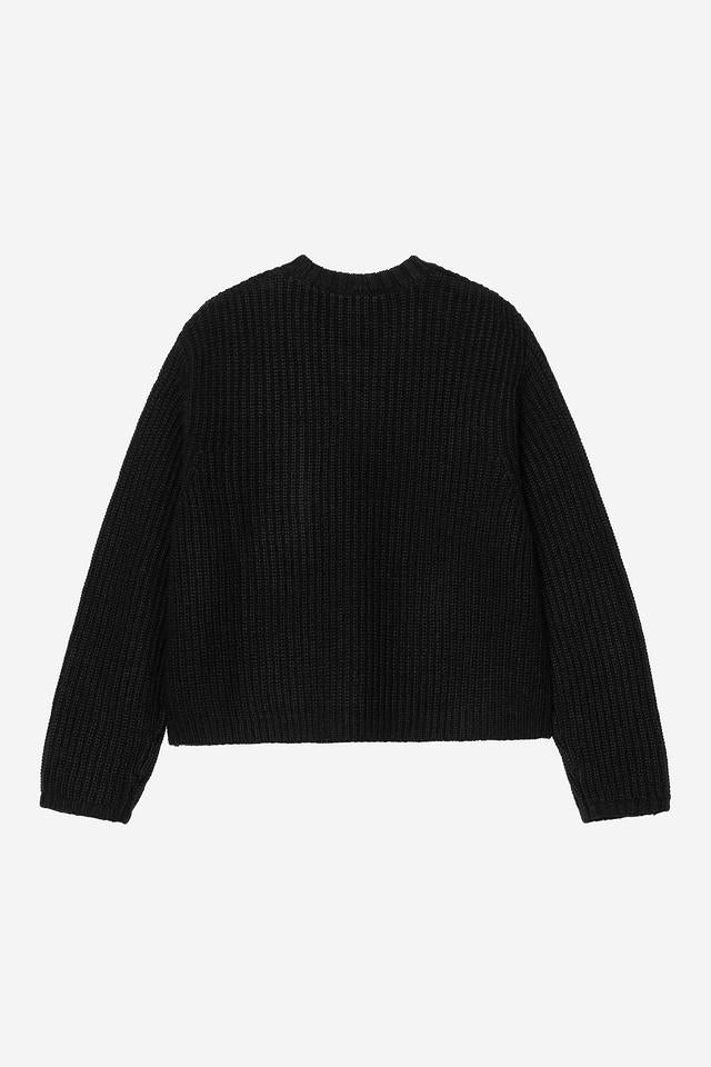 Carhatt WIP W' Mira Sweater Acrylic/Wool/Nylon Knit, 3 gauge (Black)