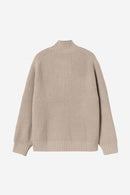 Carhartt WIP Detroit Half Zip Sweater Acrylic/Wool/Nylon Knit, 3 gauge (Fleur De Sel)