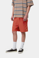 Carhartt WIP Chase Swim Trunks 100% Polyester, 3.7 oz (Oxide Red / Gold)