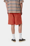 Carhartt WIP Chase Swim Trunks 100% Polyester, 3.7 oz (Oxide Red / Gold)