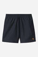 Carhartt WIP Chase Swim Trunks 100% Polyester, 3.7 oz (Dark Navy / Gold)