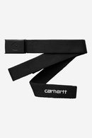 Carhartt WIP C-Logo Belt Tonal Polyester Canvas (Black / White)