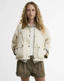Barbour Cropped Beadnell Casual Jacket Ss26 Casual Outerwear (Light Pearl/Dress/Beige)