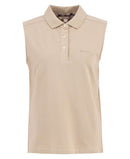 Barbour Bowford Sleeveless Polo Top Ss26 Midlayers (Light Sand)