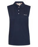 Barbour Bowford Sleeveless Polo Top Ss26 Midlayers (Navy)