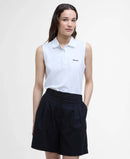 Barbour Bowford Sleeveless Polo Top Ss26 Midlayers (White)