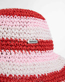 Barbour Esther Crochet Hat Ss26 Hats (Poppy Red Mix)