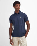 Barbour Lightweight Sports Polo Shirt Ss26 Midlayers (Navy)