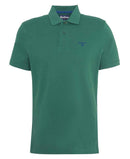 Barbour Lightweight Sports Polo Shirt Ss26 Midlayers (Racing Green)