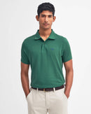 Barbour Lightweight Sports Polo Shirt Ss26 Midlayers (Racing Green)