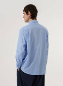 Universal Works Mixed Square Pocket Shirt Fil A Fil (Sky/Blue)