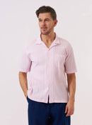 Universal Works Road Shirt Lily Stripe (Pink)