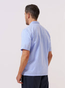 Universal Works Road Shirt Sido Linen Mix (Sky Blue)