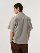 Universal Works S/S Fatigue Shirt Izumi Cotton (Grey)