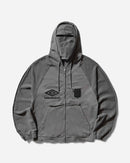 Umbro Royal Arms Zip Masked Hoodie (Smock Grey)