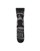 ROA Bones Logo Q Skin Technical Crew Socks (Black)